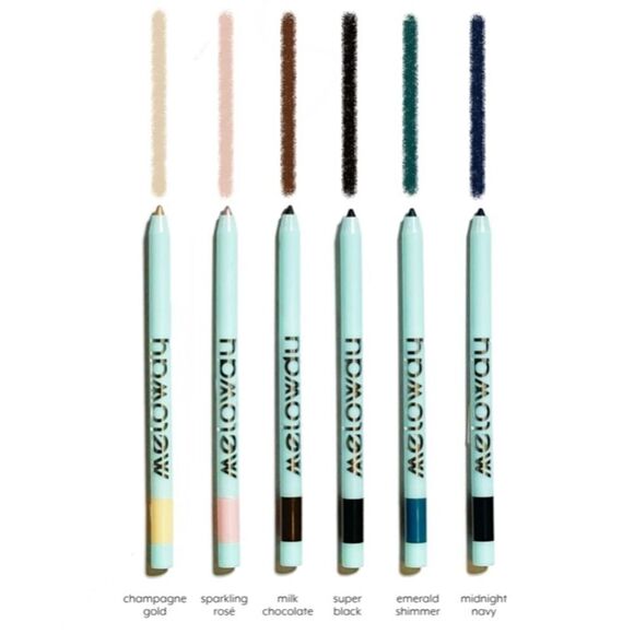 NIB MELOWAY MAKEUP Meloliner Waterproof Gel Eyeliner Pencil - Sparkling Rose - Picture 4 of 8